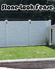 Vinyl Stone Fense