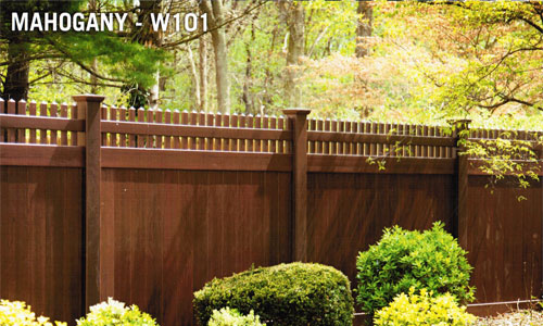 Vinyl woodbond Fence